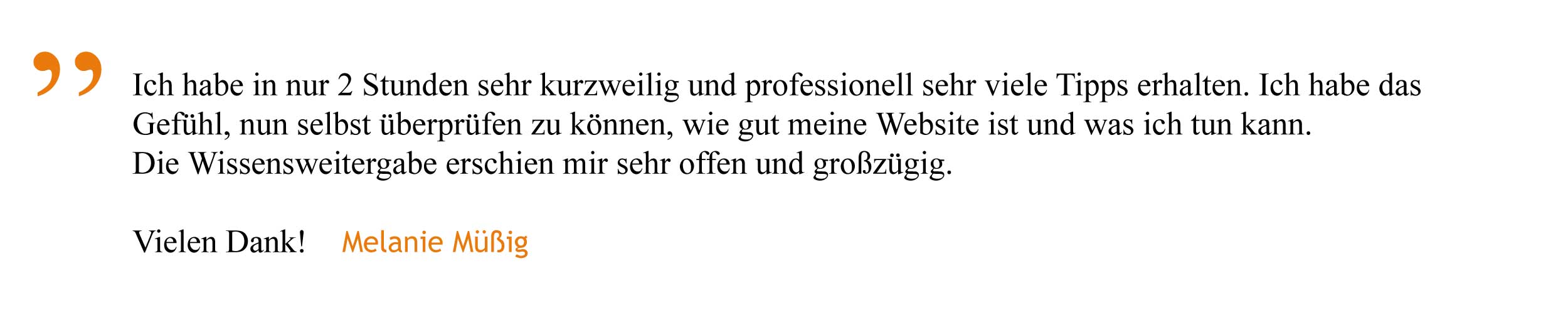 Rezension Nr. 1 SEO-Workshop