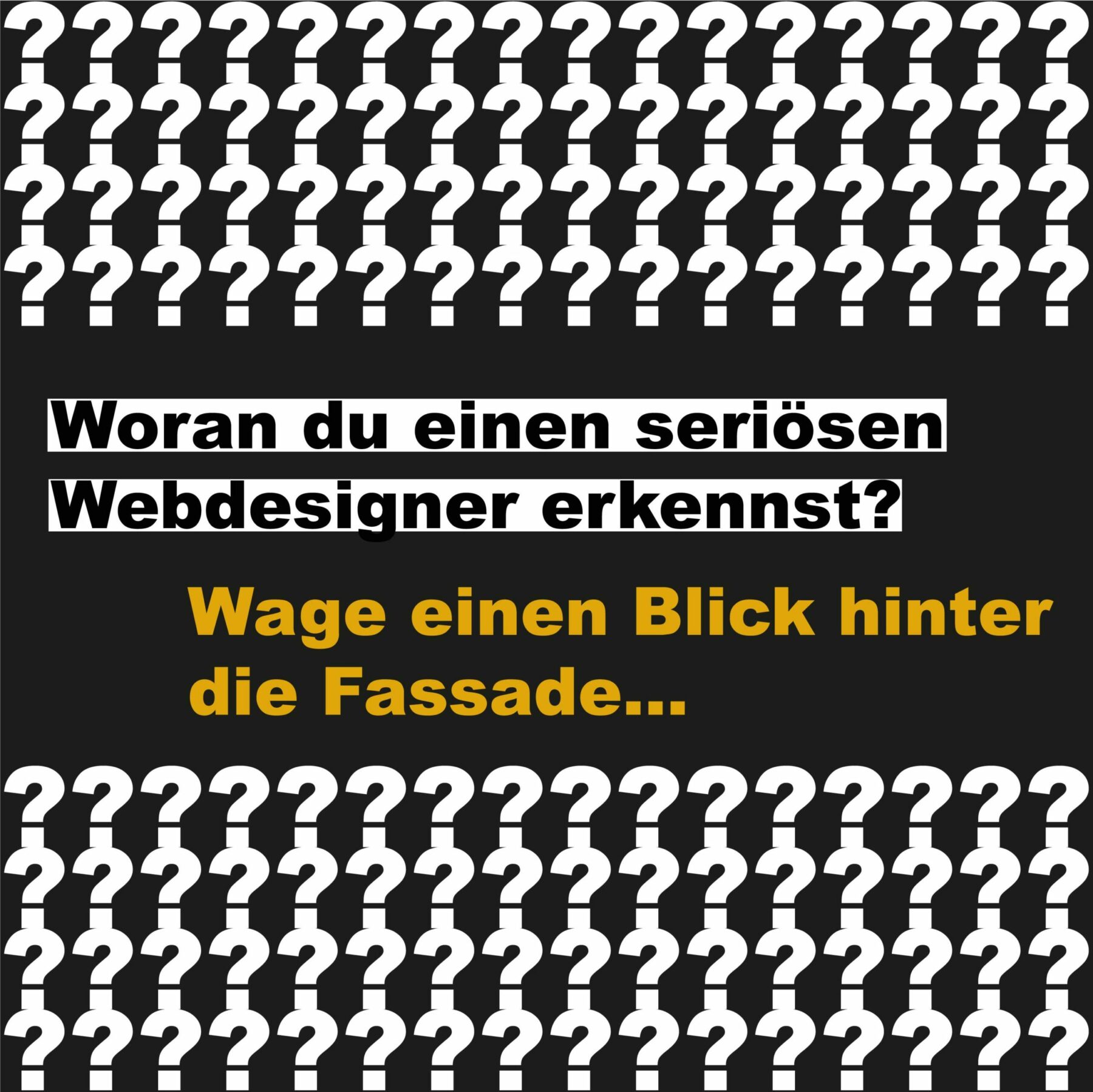 Read more about the article Woran du einen seriösen Webdesigner erkennst?